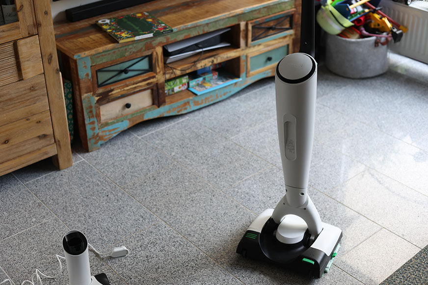 Der Powerknopf des VK7